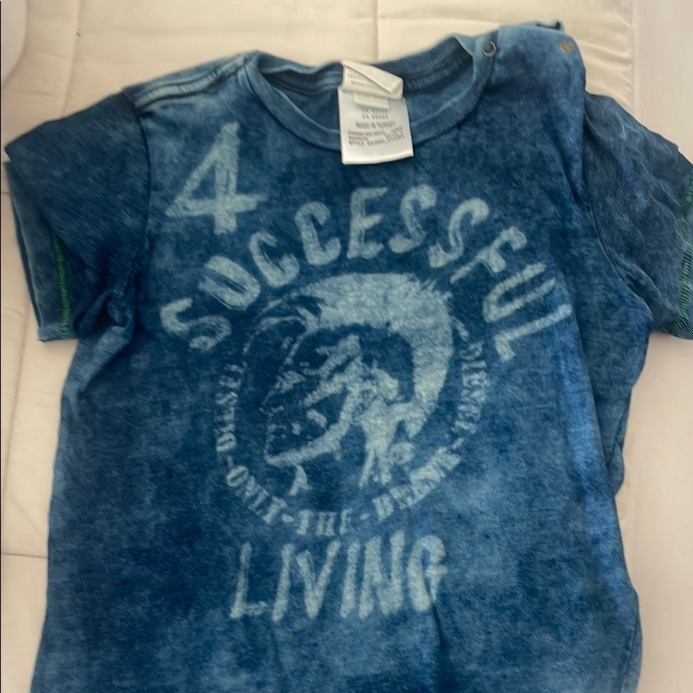 Blue Graphic Kids T-Shirt Size 36M